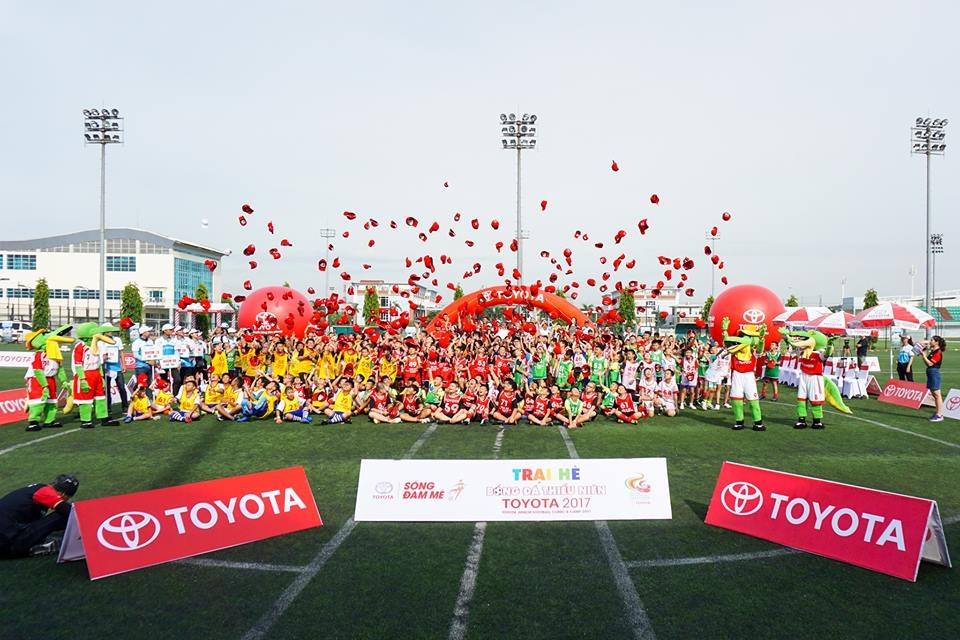 Chương trình Trại hè bóng đá thiếu niên Toyota 2019