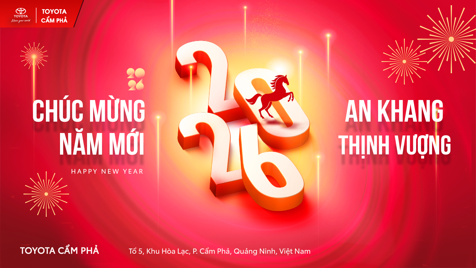 🎉TOYOTA CẨM PHẢ - CHÚC MỪNG NĂM MỚI 2026🎉