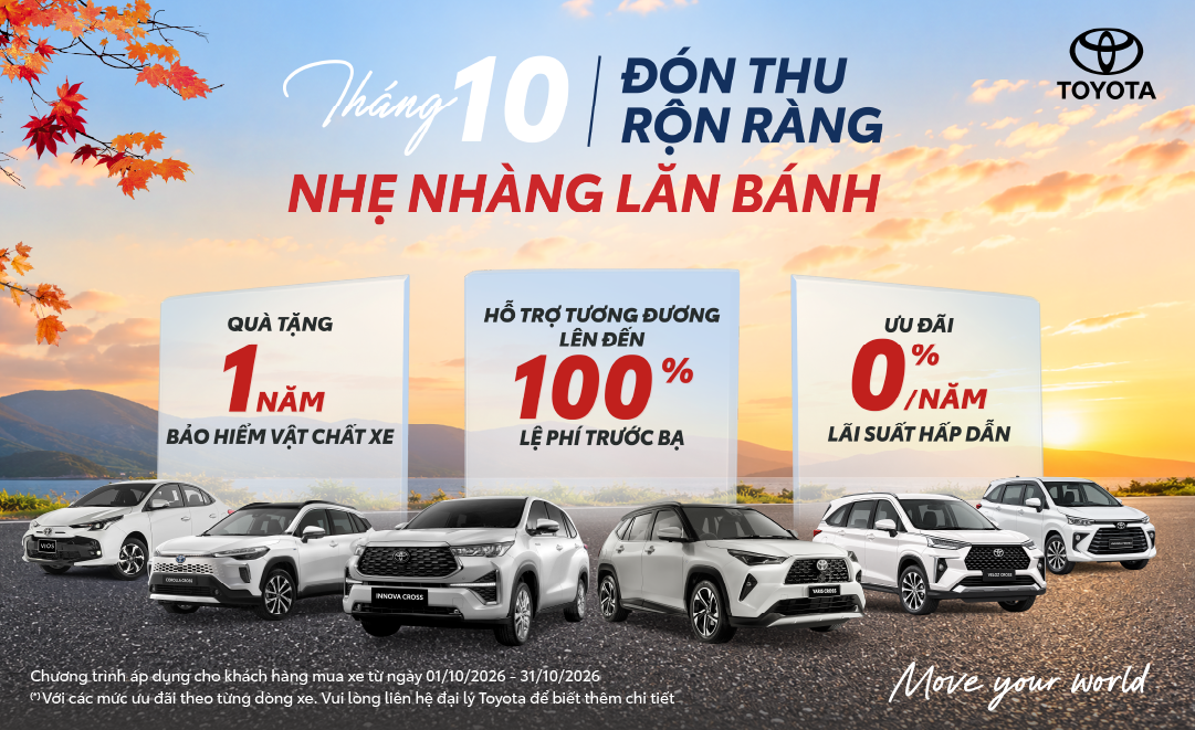 🔥 THÁNG 10 ĐÓN THU RỘN RÀNG - NHẸ NHÀNG LĂN BÁNH✨